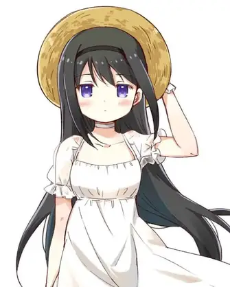 Best Anime Girl With Black Hair 50 Latest 21 Red Eyes