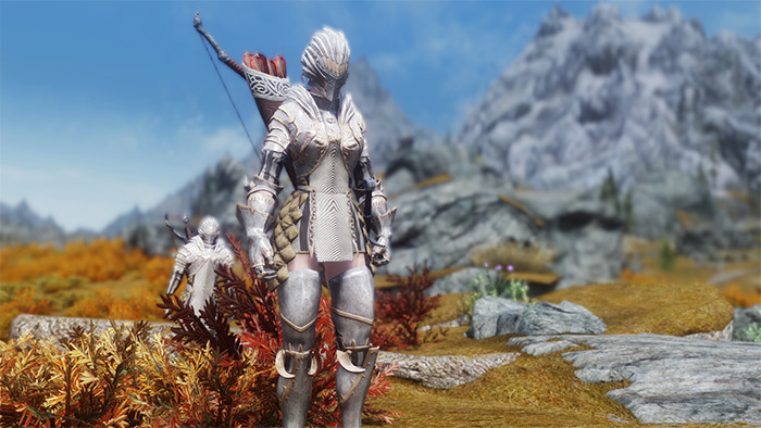 skyrim mods female armor