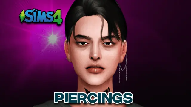 Sims 4 Piercings CC & Mods | Facial – 2024 (Latest)