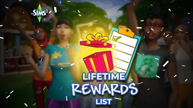 Sims 3 Lifetime Rewards List | Lifetime Rewards Cheat (2024)