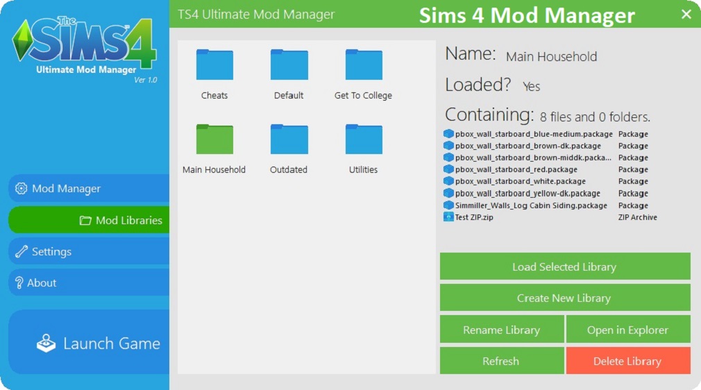 Sims 4 Mod Manager Features, Versions, Hotkeys Download 2024