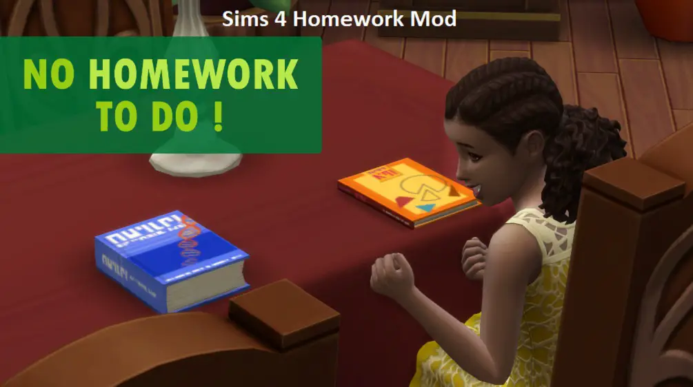 online homework sims 4 mod