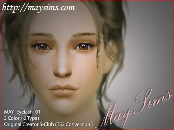 MaySims 3D eyelashes: