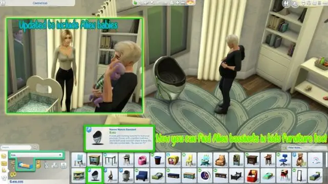 Invisible Crib Mod Sims 4 (download) 2024