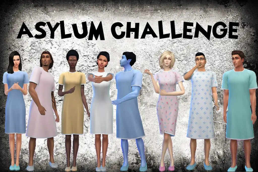 Sims 4 Asylum Challenge | CC & Rules (Updated) 