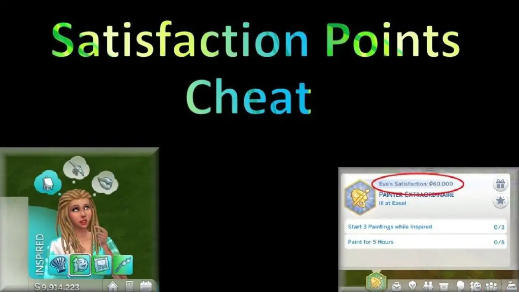 sims 4 cheats for satisfaction points