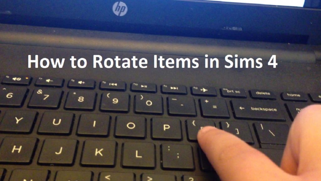 how to rotate furniture sims 4