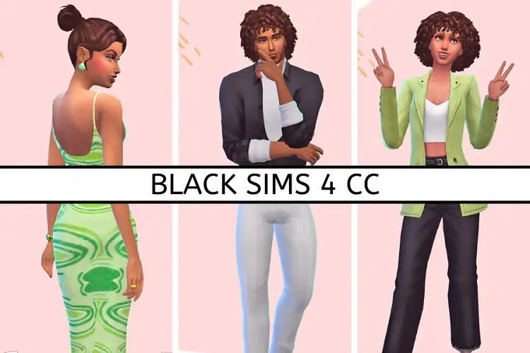 Black Sims 4 CC