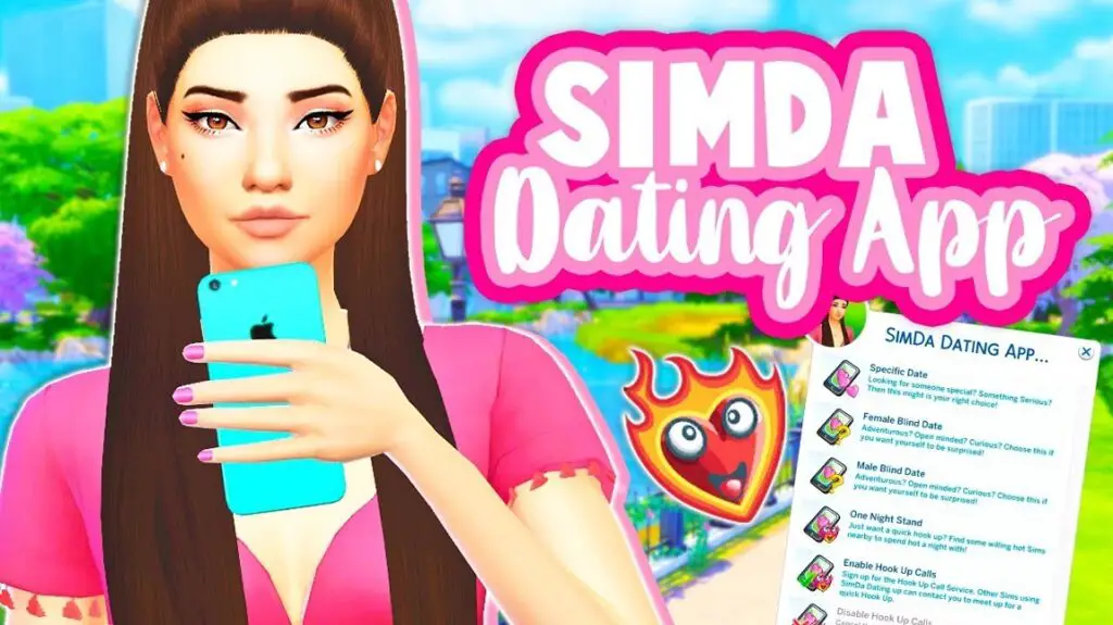 Simda Dating App Sims 4 (Download) 2023 Dating Mod