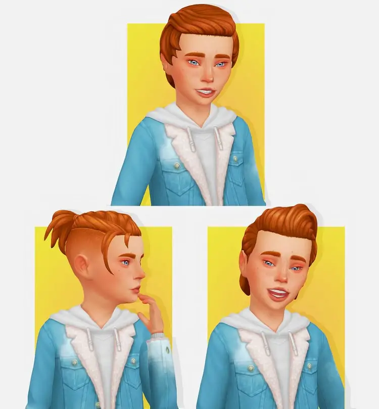 Sims 4 Get Famous Boy Hair Conversions