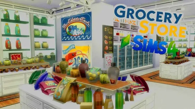 Sims 4 Grocery Mod & Store