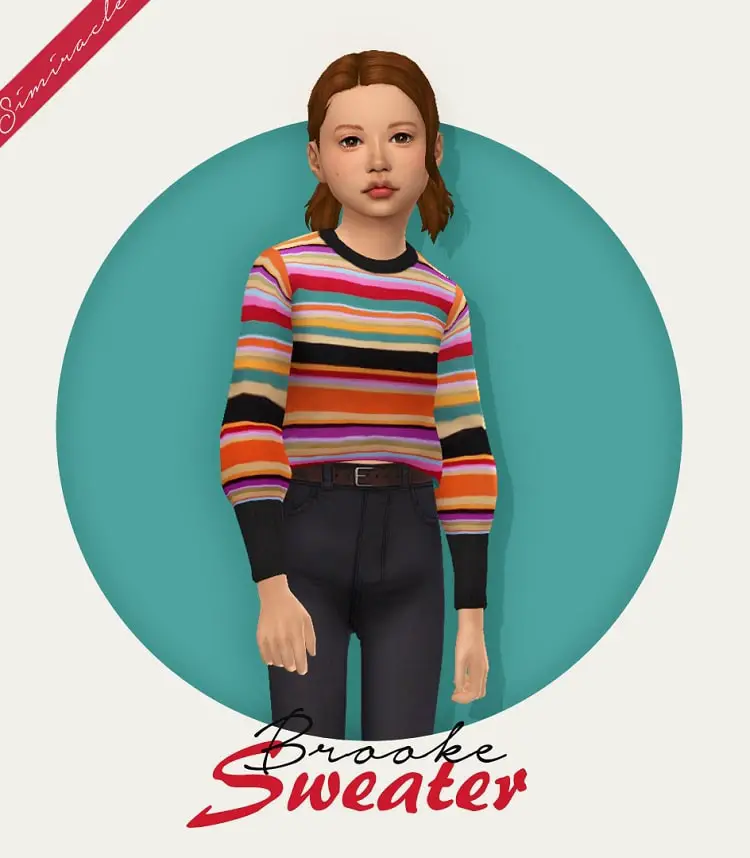 Sims 4 Kids CC Sweater
