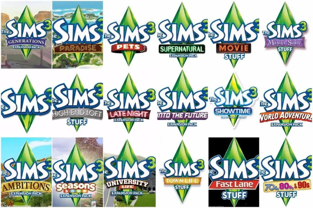 sims 3 all expansion packs free download full version pc