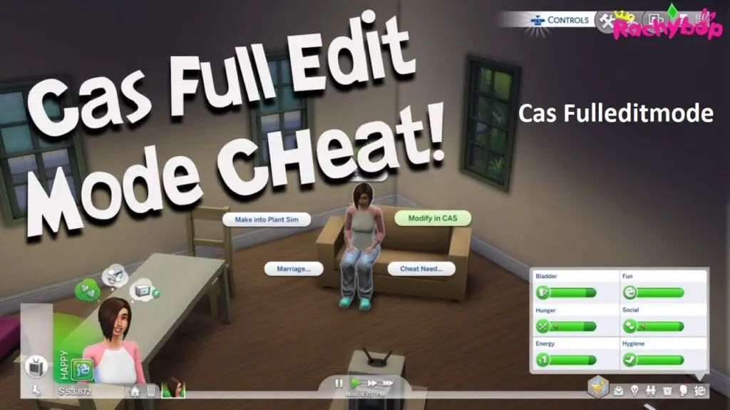 Cas Fulleditmode | CAS Cheat - Sims 4 
