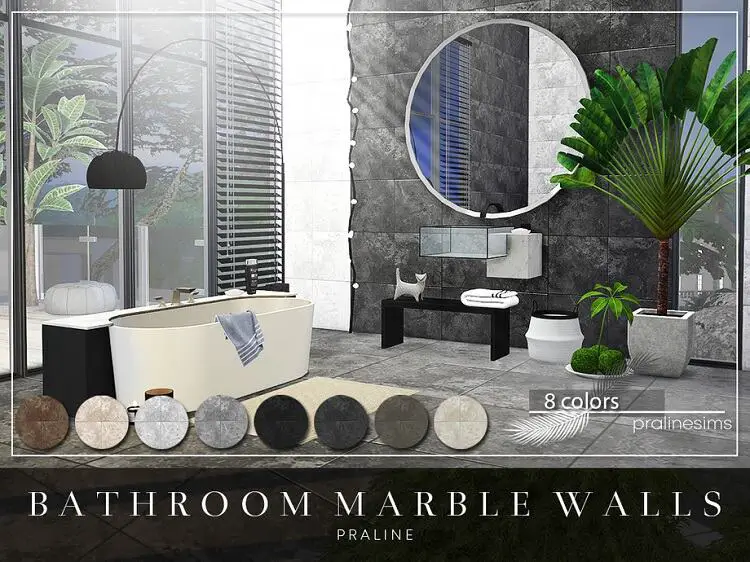 Bathroom Marble Walls