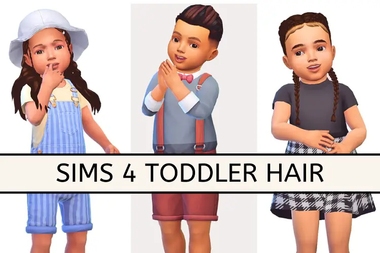 Sims 4 Toddler Hair CC