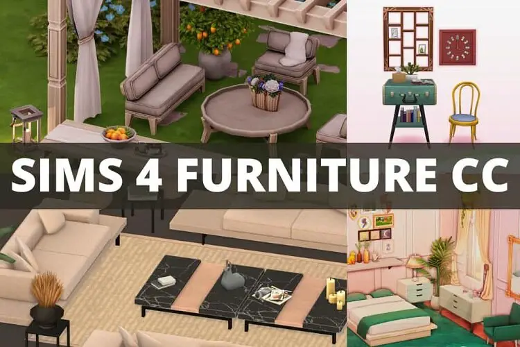 Sims 4 Custom Content Furniture Showroom