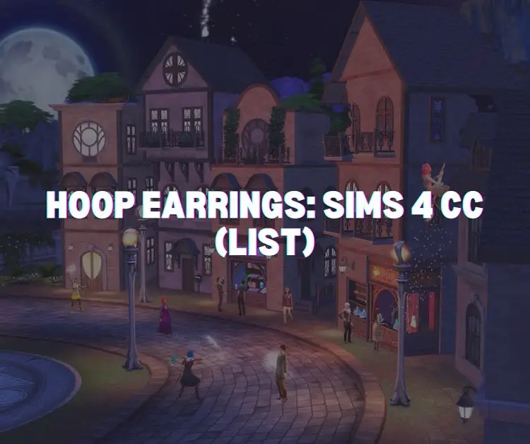 Sims 4 Hoop Earrings CC